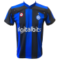 kit Maglia Inter ufficiale replica 2022/2023 con pantaloncino nero 